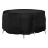vidaXL Housse pour meubles de jardin 10 &oelig;illets &Oslash;260x90 cm rond