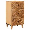 vidaXL Armoires de rangement avec tiroir Marron 40 x 33,5 x 75 cm