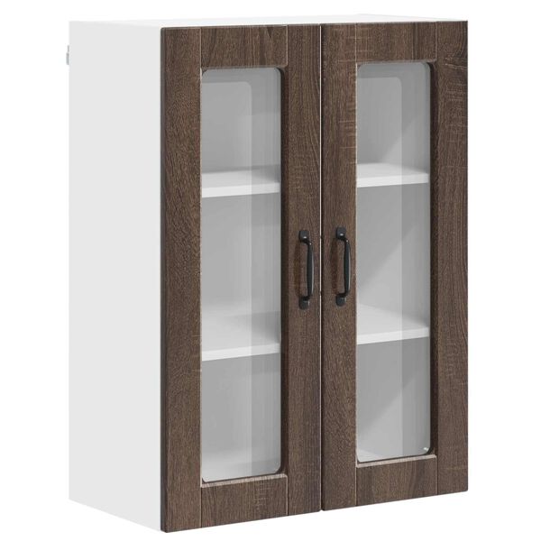 vidaXL Armoire de cuisine Ch&ecirc;ne brun 60 x 31 x 80 cm Bois d'ing&eacute;nierie