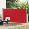 vidaXL Auvent lat&eacute;ral de patio 160x300 cm Rouge