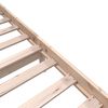 vidaXL Cadre de lit sans matelas bois massif 160x200 cm