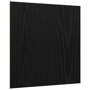 vidaXL Panneaux d&eacute;coratifs 12 pc Ch&ecirc;ne noir 30 x 30 x 0,27 cm