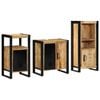 vidaXL Ensemble de mobilier de salle de bain avec tiroir 3 pcs