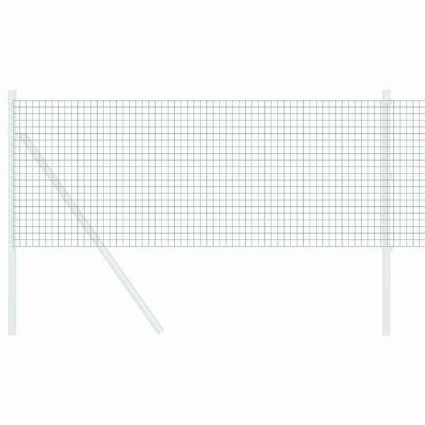 vidaXL Cl&ocirc;ture en fil soud&eacute; Vert 0,8 x 100 m