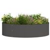 vidaXL Cache-pot de jardin 5 pcs Noir 80 x 80 x 20 cm