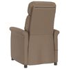 vidaXL Fauteuil de massage Cappuccino Similicuir