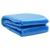 vidaXL Couverture de piscine rectangulaire 800x500 cm PE Bleu