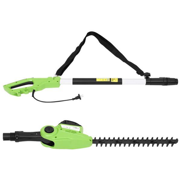 vidaXL Taille-haie &eacute;lectrique &agrave; perche t&eacute;lescopique 41 cm 550 W