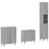 vidaXL Ensemble de meuble de salle de bain 3 pi&egrave;ces DELFT Sonoma gris