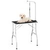 vidaXL Table de Toilettage Ajustable pour Chiens Chats 1 Potence