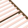 vidaXL Cadre de lit sans matelas marron miel bois massif 90x190 cm