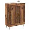 vidaXL Buffet Bois Ancien 69,5 x 34 x 90 cm Bois d'ing&eacute;nierie et fer