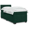 vidaXL Sommier &agrave; lattes de lit avec matelas Vert fonc&eacute; 90x190 cm