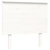 vidaXL Cadre de lit sans matelas blanc 100x200 cm bois de pin massif