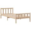 vidaXL Lit biblioth&egrave;que sans matelas 100x200 cm bois massif de pin