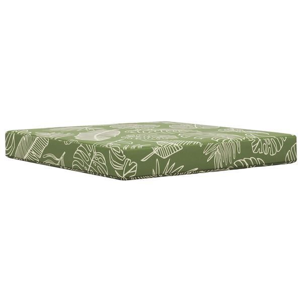 vidaXL Coussin de canap&eacute; d'ext&eacute;rieur 3 pcs Mod&egrave;le feuille Polyester
