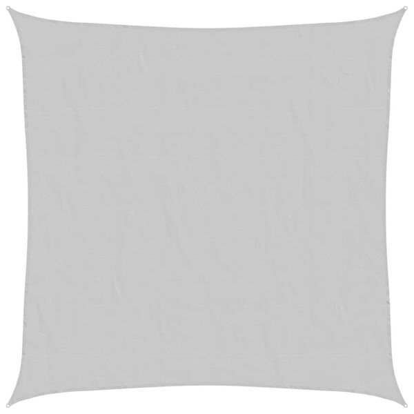 vidaXL Voile d'ombrage gris clair 4,5x4,5 m 100% polyester oxford
