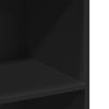 vidaXL Buffet haut noir 70x41x124 cm bois d'ing&eacute;nierie