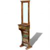 vidaXL Miroir de couloir bois de r&eacute;cup&eacute;ration massif 47x23x180 cm
