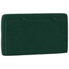 vidaXL Coussin de t&ecirc;te de lit vert fonc&eacute; 80 cm velours
