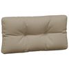 vidaXL Coussins de palette lot de 5 taupe tissu