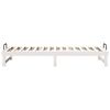 vidaXL Cadre de lit Blanc 90 x 210 cm Pin massif