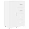 vidaXL Buffets 2 pcs blanc 60x31x84 cm bois d'ingénierie