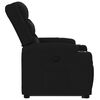 vidaXL Fauteuil inclinable noir tissu