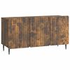 vidaXL Meuble TV 99 x 34,5 x 52 cm Ch&ecirc;ne fum&eacute; Bois d'ing&eacute;nierie