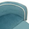 vidaXL Canap&eacute; pliable pour chien Turquoise 73x67x26 cm Coussin lavable