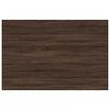 vidaXL Étagères murales 4 pcs chêne marron 60x40x1,5cm bois ingénierie