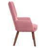 vidaXL fauteuil Rose 63 x 67 x 94 cm Velours