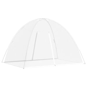 vidaXL Moustiquaire mongole avec portes 220 maille blanc 200x150x140cm