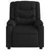 vidaXL Fauteuil de massage inclinable Noir Tissu