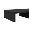 vidaXL Support de moniteur noir 50x27x10 cm bois d'ing&eacute;nierie