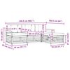 vidaXL Ensemble de canap&eacute;s d'ext&eacute;rieur 4 pcs Naturel et Beige
