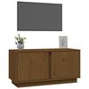 vidaXL Meuble TV Marron miel 80x35x40,5 cm Bois de pin massif