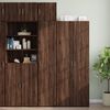 vidaXL Armoire de rangement mince ch&ecirc;ne marron 40x42,5x225 cm