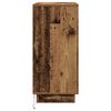 vidaXL Cabinet de chevet avec tiroir Bois ancien 71 x 34,5 x 75 cm