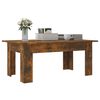 vidaXL Table basse Ch&ecirc;ne fum&eacute; 100x60x42 cm Bois d'ing&eacute;nierie