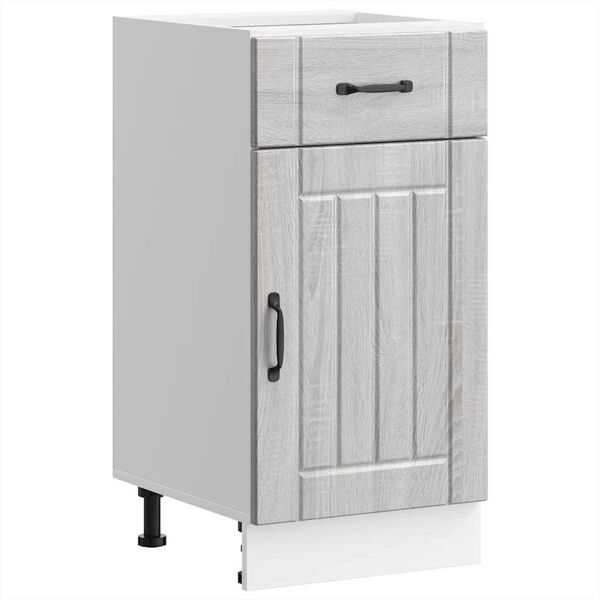 vidaXL Armoire de cuisine Lucca sonoma gris bois ing&eacute;nierie