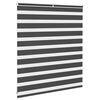vidaXL Store z&egrave;bre noir 130x100 cm largeur du tissu 125,9 cm polyester