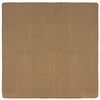 vidaXL Tapis de zone Marron Clair 200 x 200 cm Jute