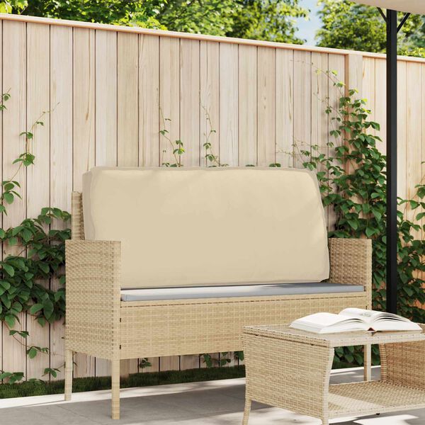 vidaXL Coussin Beige 120 x 60 x 12 cm Tissu Oxford