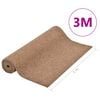 vidaXL Gazon artificiel avec picots 3x1 m Beige