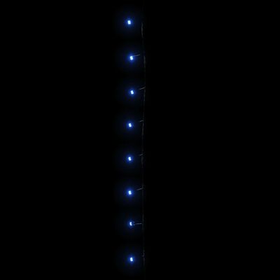 vidaXL Guirlande LED avec 150 LED Bleu 15 m PVC
