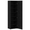 vidaXL Haut Armoire 2 pcs Ch&ecirc;ne noir 50 x 42,5 x 185 cm