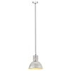 vidaXL Lampe suspendue 25 W Argent&eacute; Rond 28,5 cm E27