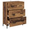 vidaXL Buffet Bois Ancien 69,5 x 34 x 90 cm Bois d'ing&eacute;nierie et fer