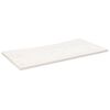 vidaXL Dessus de bureau blanc 110x60x2,5 cm bois massif de pin